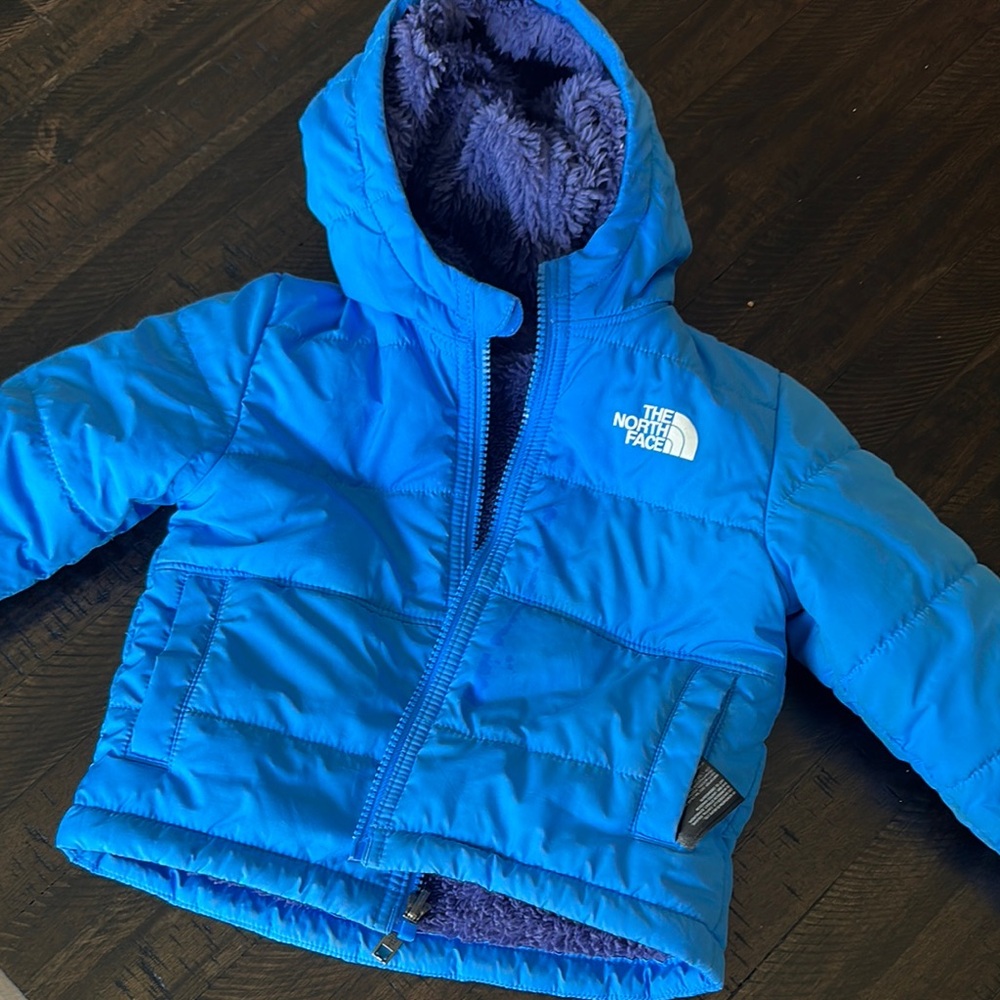 The North Face Vibrant Blue Hooded Jacket
